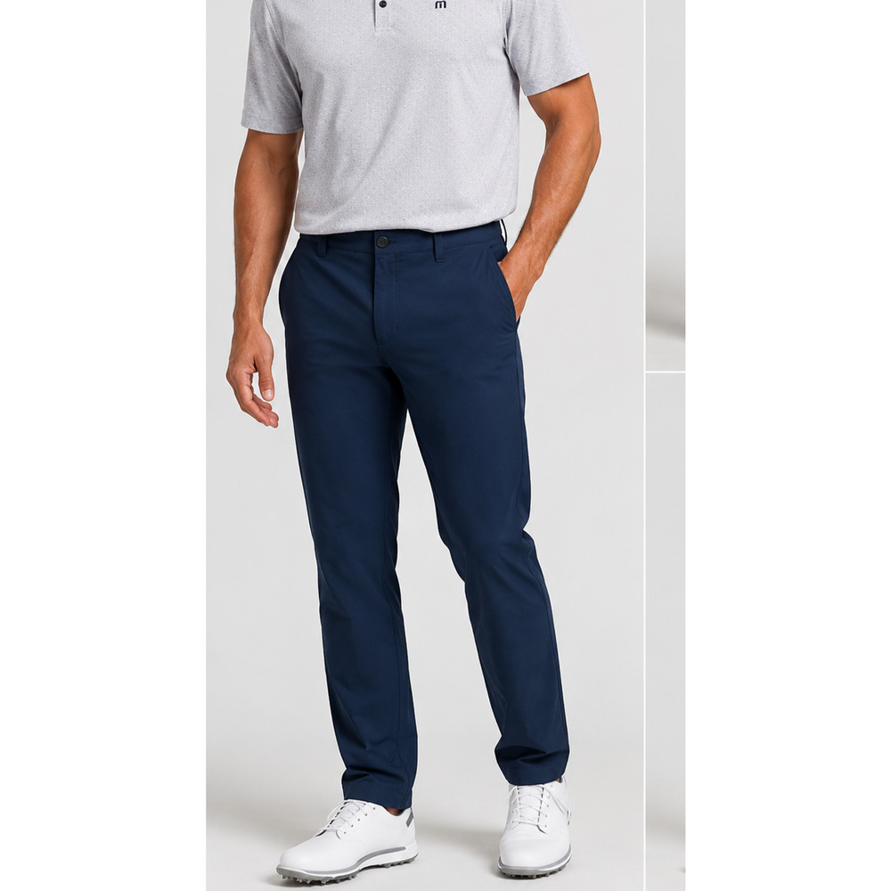 TravisMathew Golf Pants Men 38x32 Navy Stretch Performance Athletic Casual
